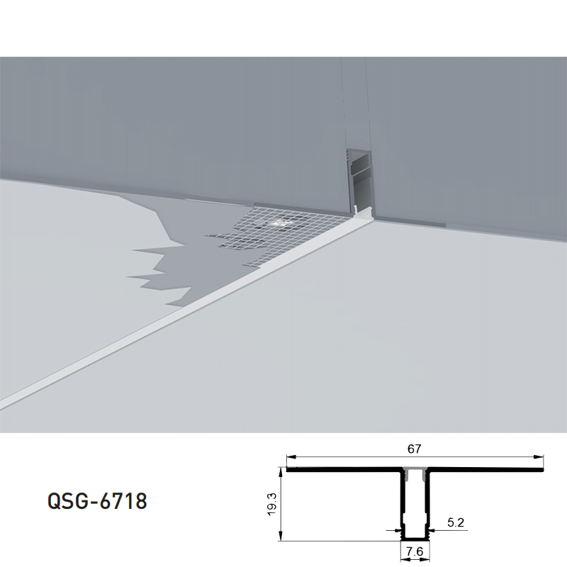 Plaster In Aluminum Profiles For 7mm Slim LED Strips Plaster In Aluminum Profiles For 7mm Slim LED Strips